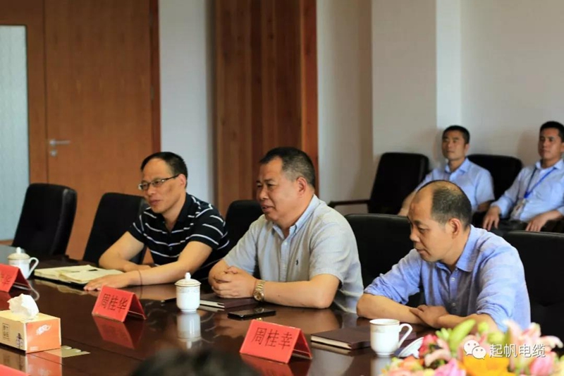 池州市長(zhǎng)雍成瀚等參觀調(diào)研起帆電纜總部2 池州市長(zhǎng)雍成瀚等參觀調(diào)研起帆電纜總部2